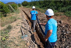 10 kilometrelik altyapı projesi Geyve’nin 6 mahallesine kesintisiz hizmet sunacak