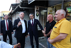 Başkan Alemdar: “Tarihi çarşıda en iyisi için titizlikle çalışıyoruz”