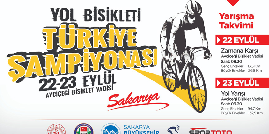 Yol Bisikleti Türkiye Şampiyonası 22 Eylül’de Sakarya’da başlıyor