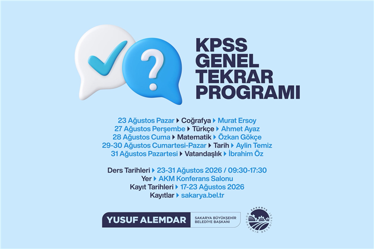 Büyükşehir’den KPSS adaylarına sınav öncesi güçlü destek