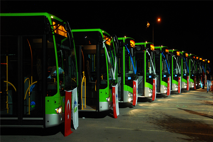 Şehir içi ulaşımına 20 yeni otobüs geliyor