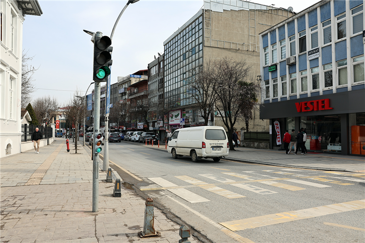 Trafik ışıklarında Yeşilay farkındalığı
